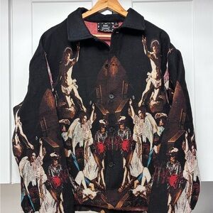 Rebel Vengeance “The Fall of the Rebel Angels” Tapestry Jacket. RARE. Size small